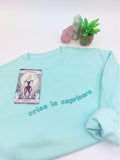Cries in [Zodiac] Premium Embroidered Sweatshirt Colours