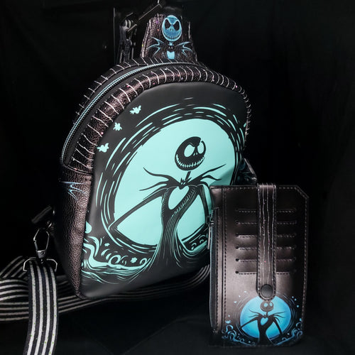 Handmade NBC Mini Backpack & Wallet Set: Glow in the Dark, UK Maker