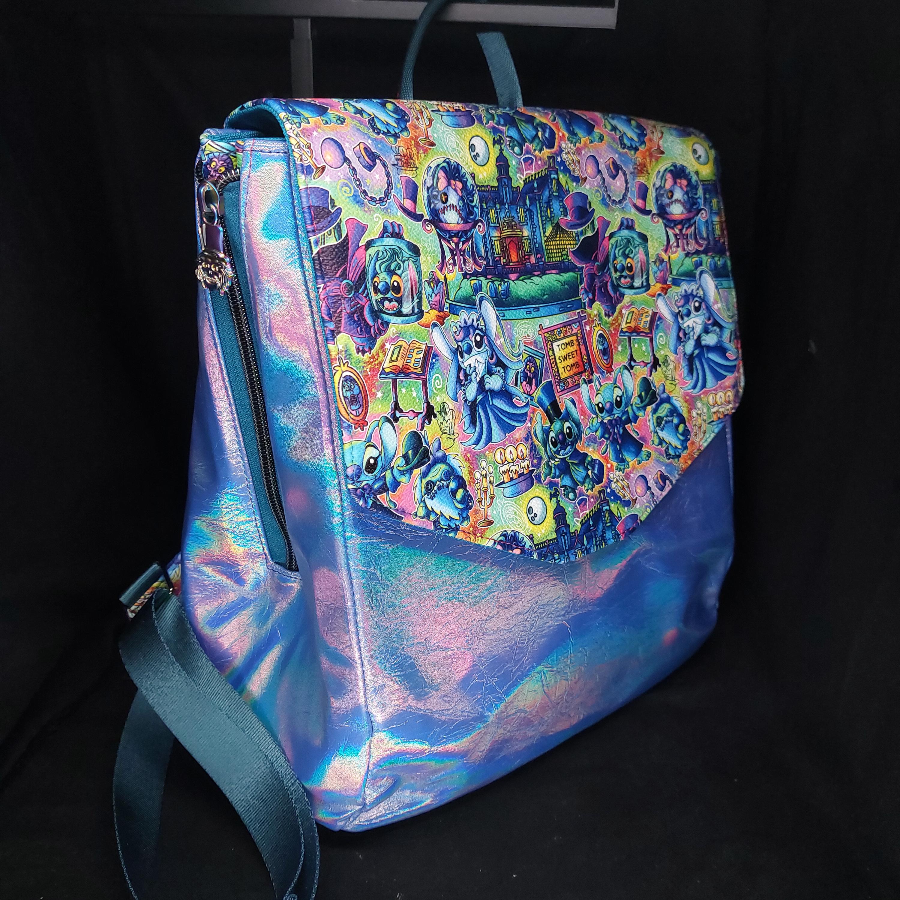 Handmade Stitch x Haunted Mansion Tote Backpack: Iridescent Finish, UK Maker