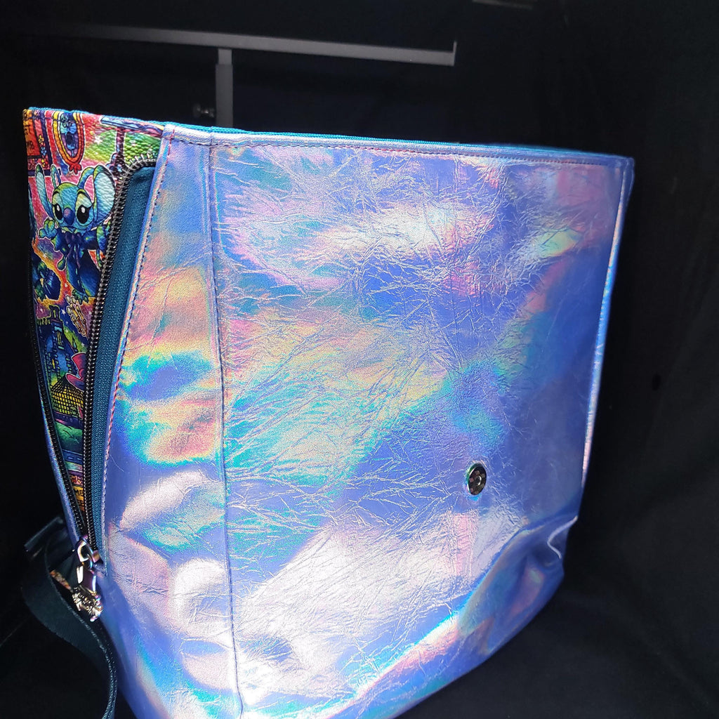 Handmade Stitch x Haunted Mansion Tote Backpack: Iridescent Finish, UK Maker