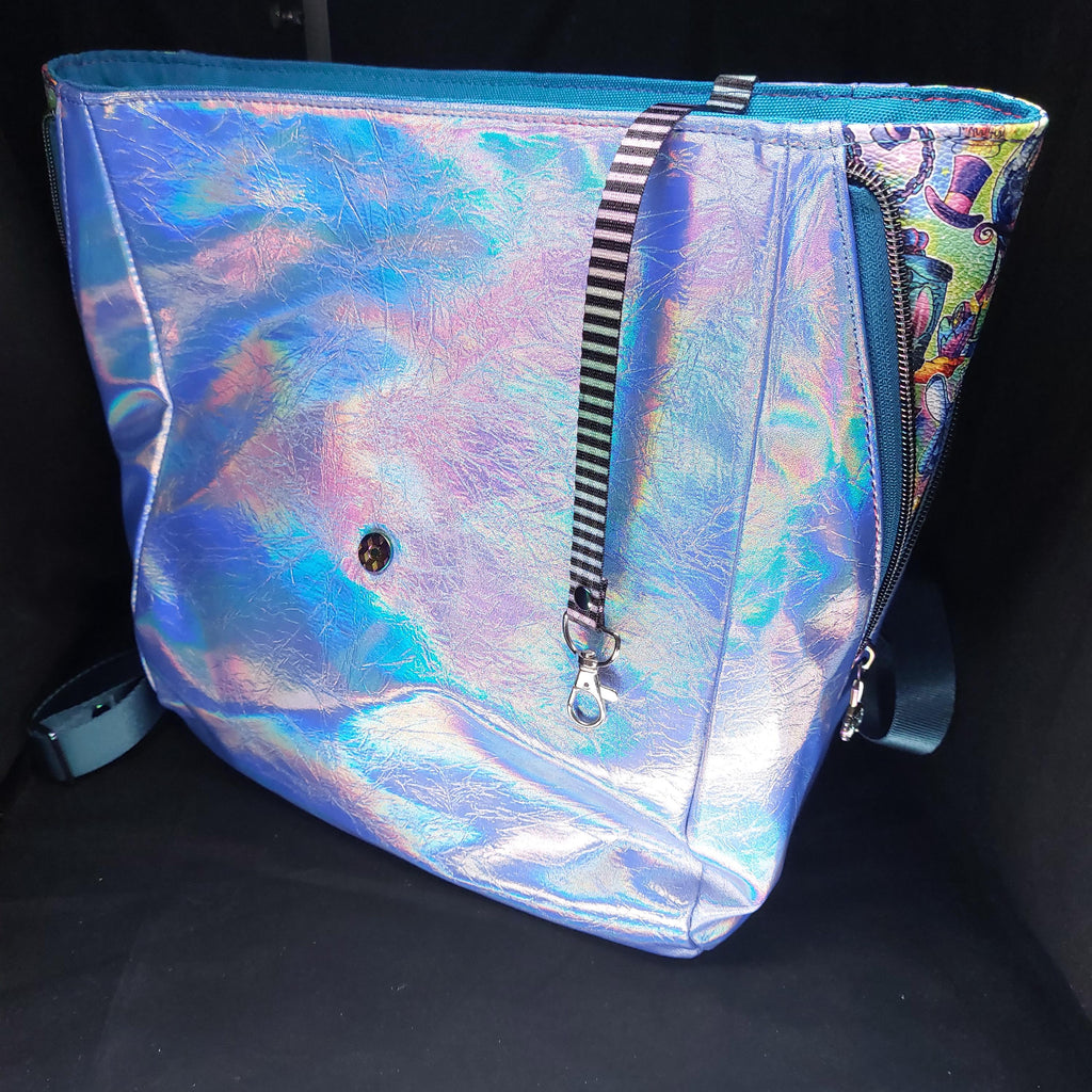 Handmade Stitch x Haunted Mansion Tote Backpack: Iridescent Finish, UK Maker